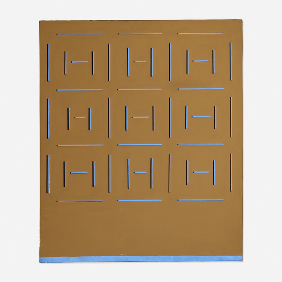 9 Units Blue on Umber D