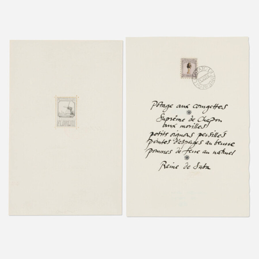 Mangiare. 1973. The Morel; Untitled (two works)