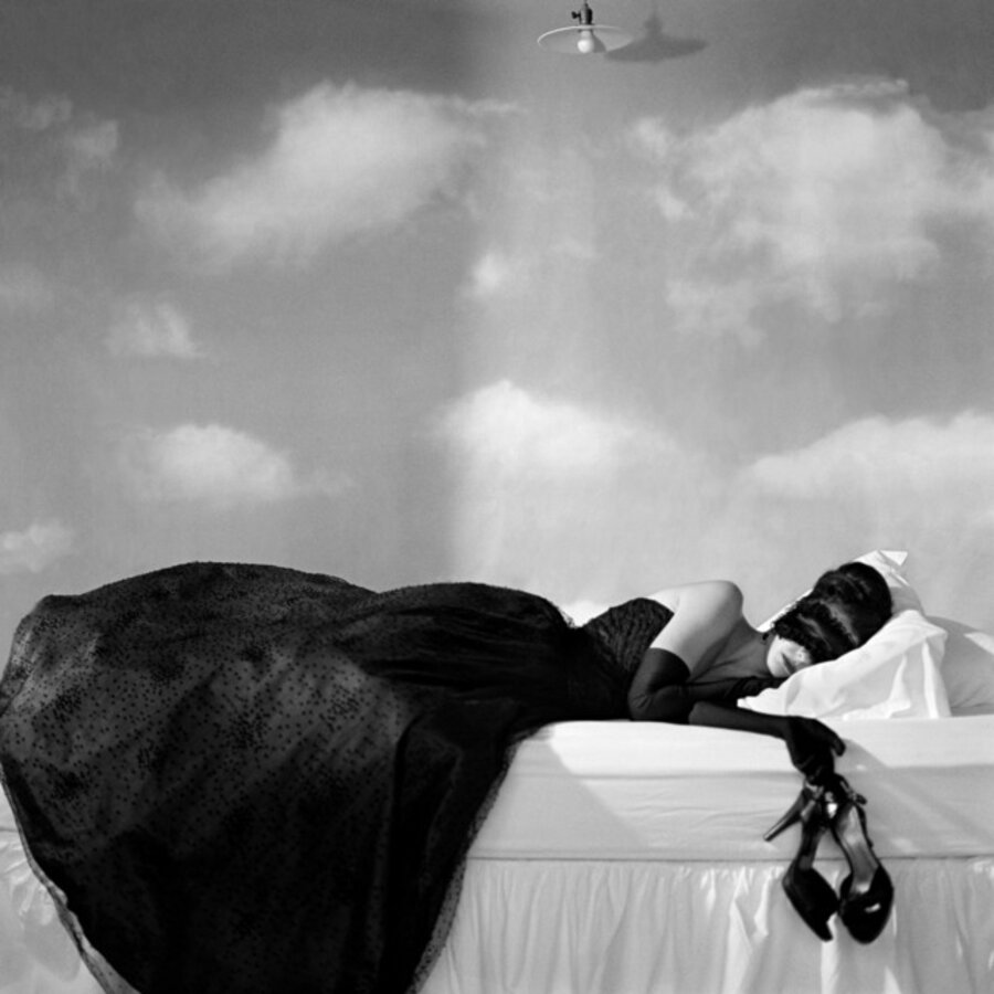 Zoe sleeping with Mask