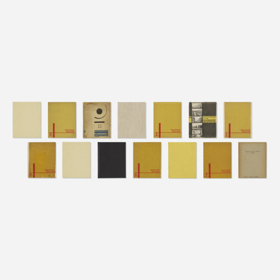 Bauhausbucher, set of fourteen