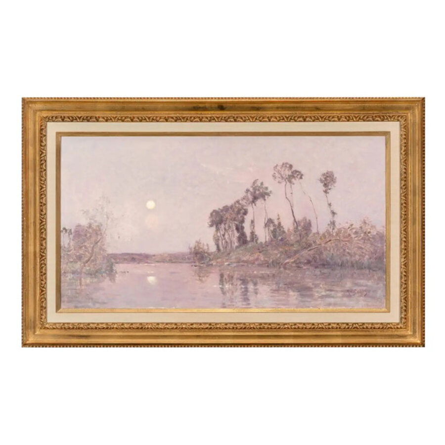 Hippolyte-Camille Delpy, French, Sunset River Landscape