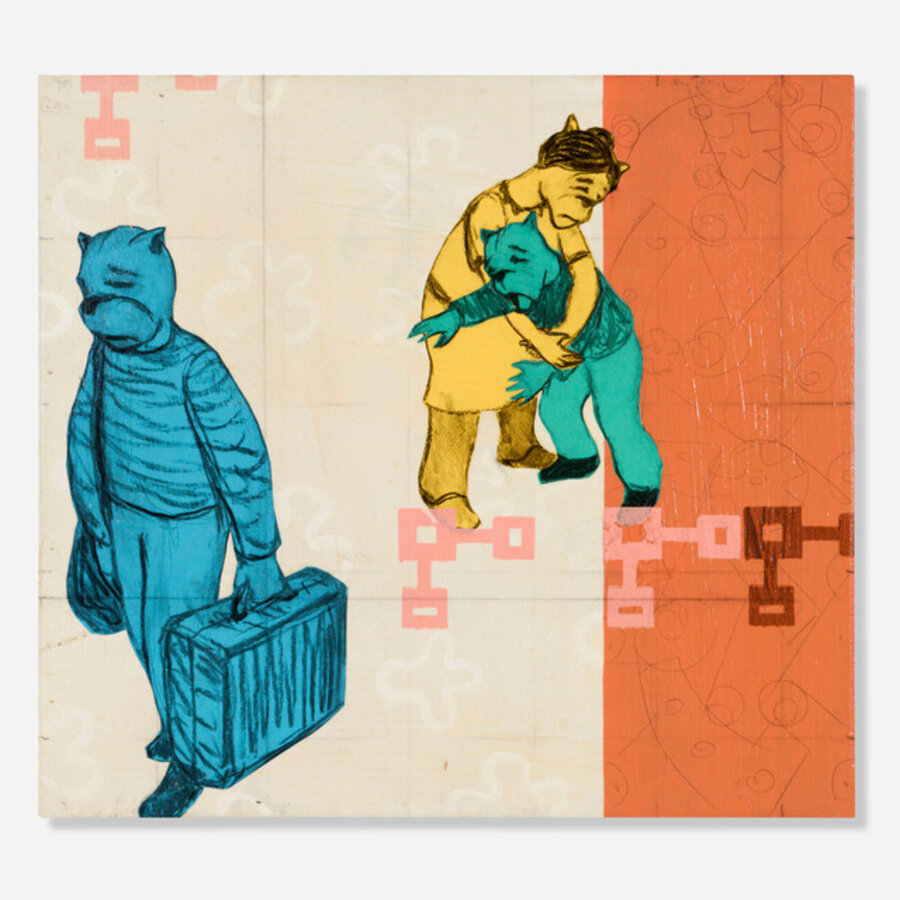 Untitled (Man Walking Away, Boy Crying)