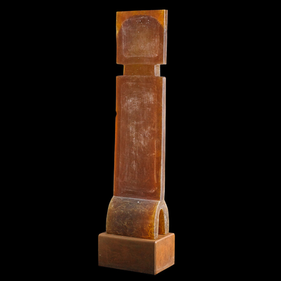 Massive sculpture, "Amber Marker," Spruce Pine, NC