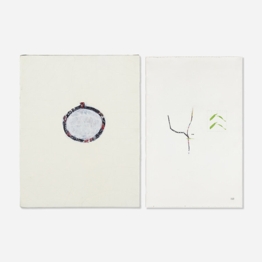O.P year 2; Medallion (two works)