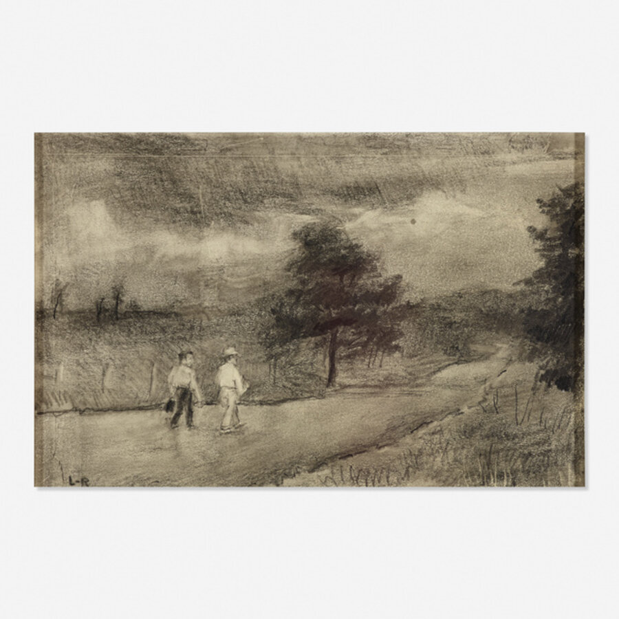 Untitled (figures on a path)