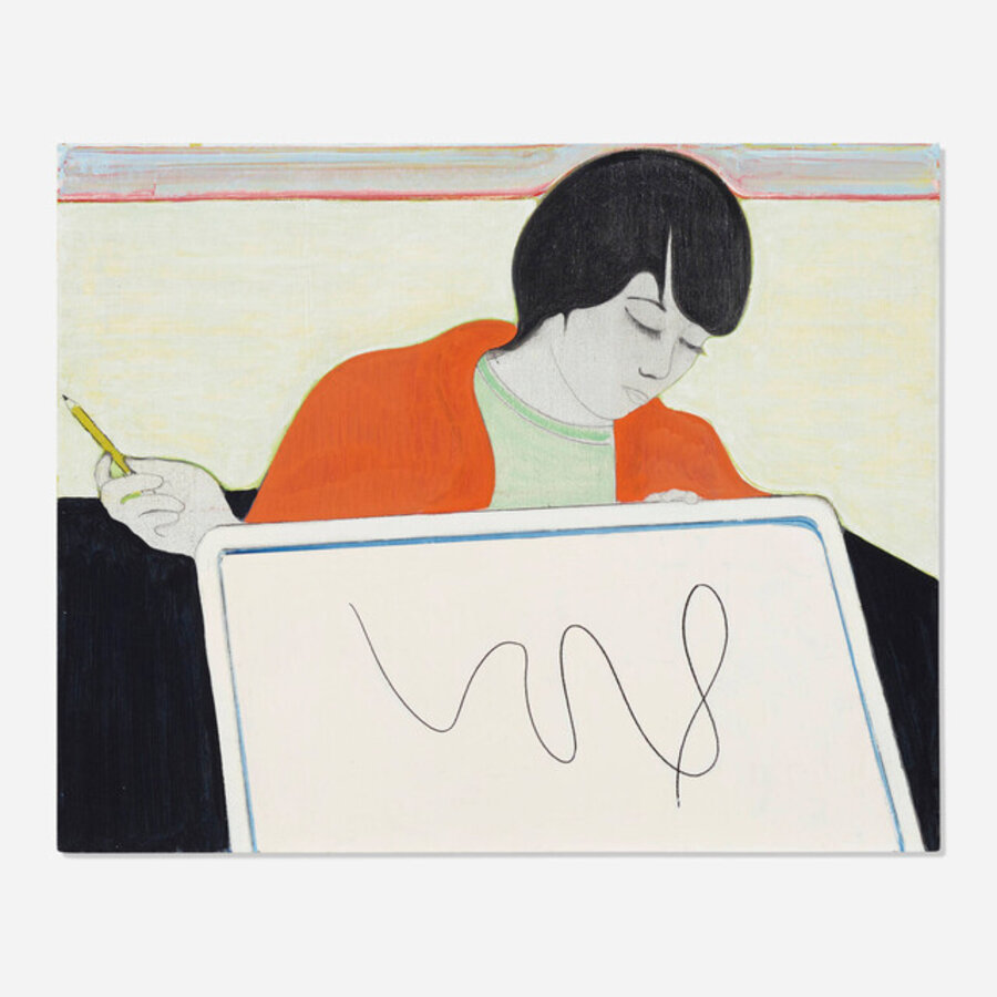 Woman with Pencil