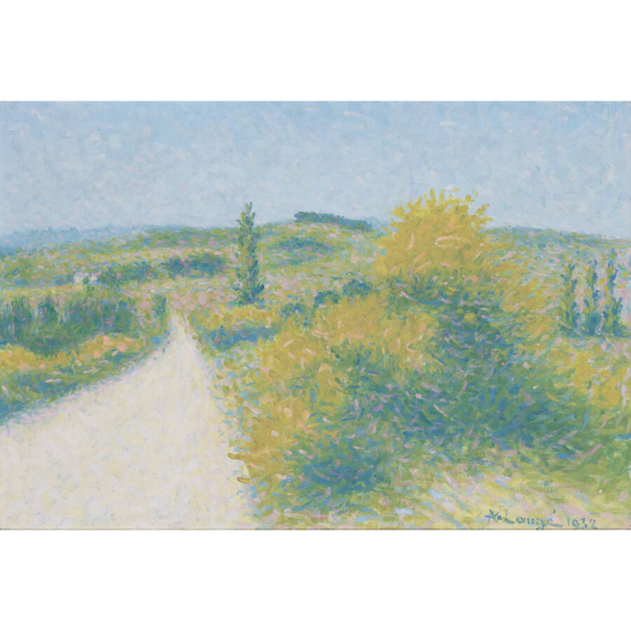 Paysage pointilliste