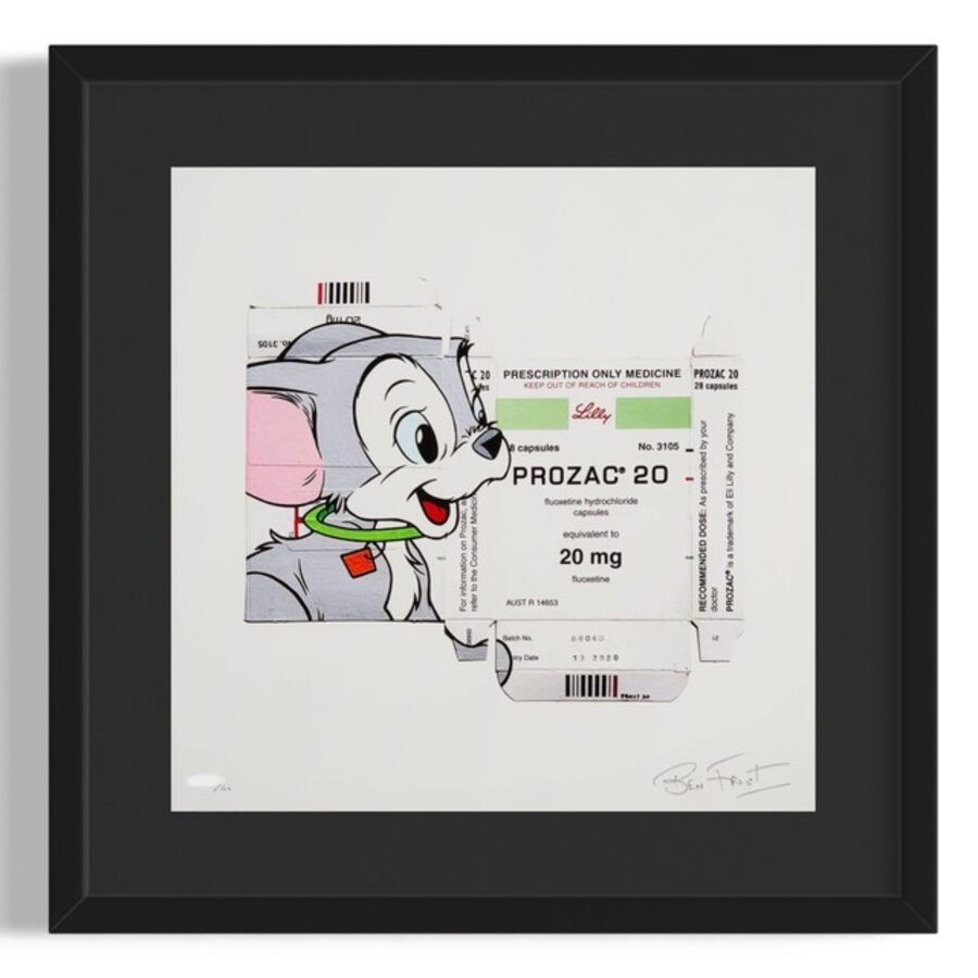 "Sick Puppy" (Framed)