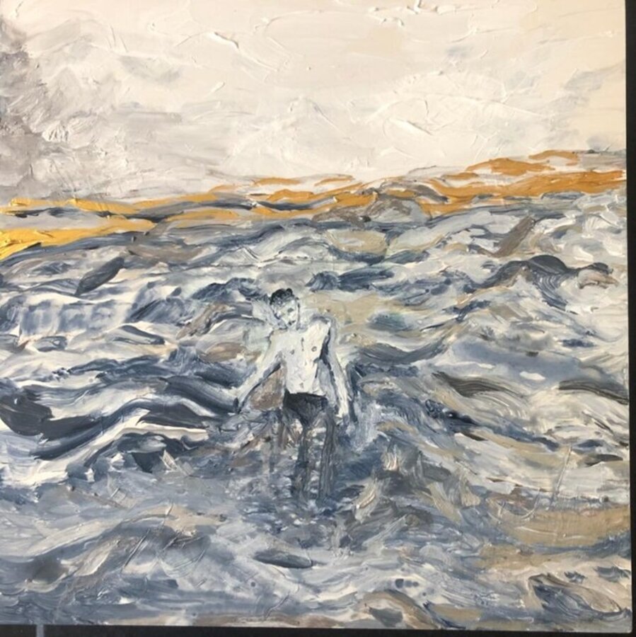 Young Man In The Sea