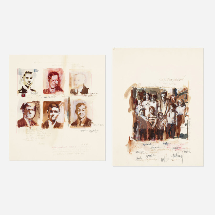 A Family Drawing; Graduation Drawing (two works)
