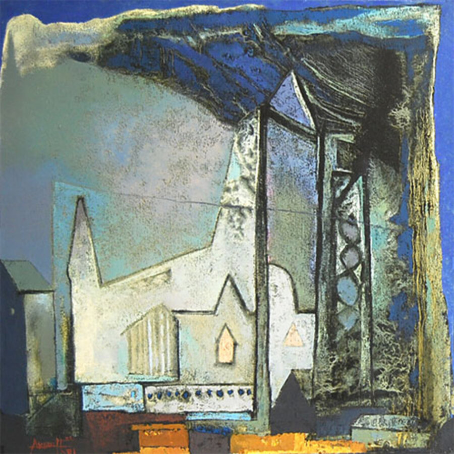 Structure, Oil on Canvas
