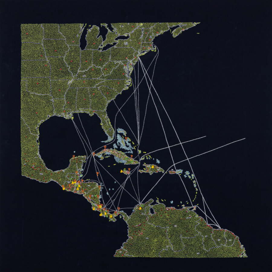 El Pulpo: UFCo’s Great White Fleet routes and properties in Central America & the Caribbean