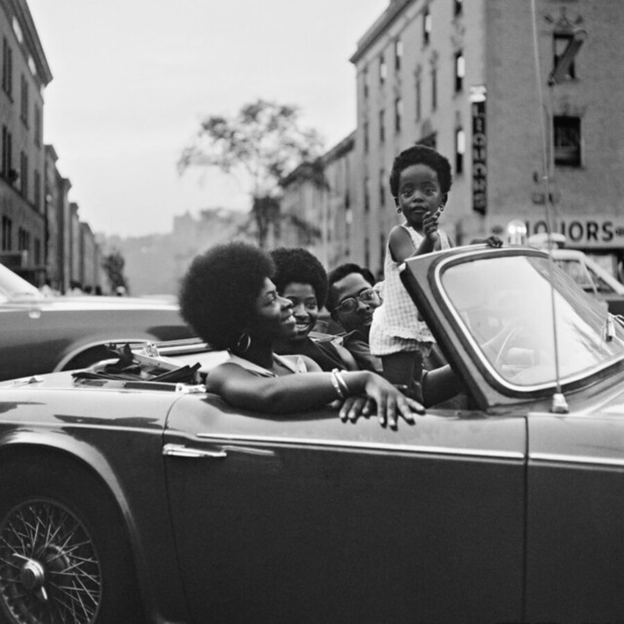 Untitled (Grandassas in Car)