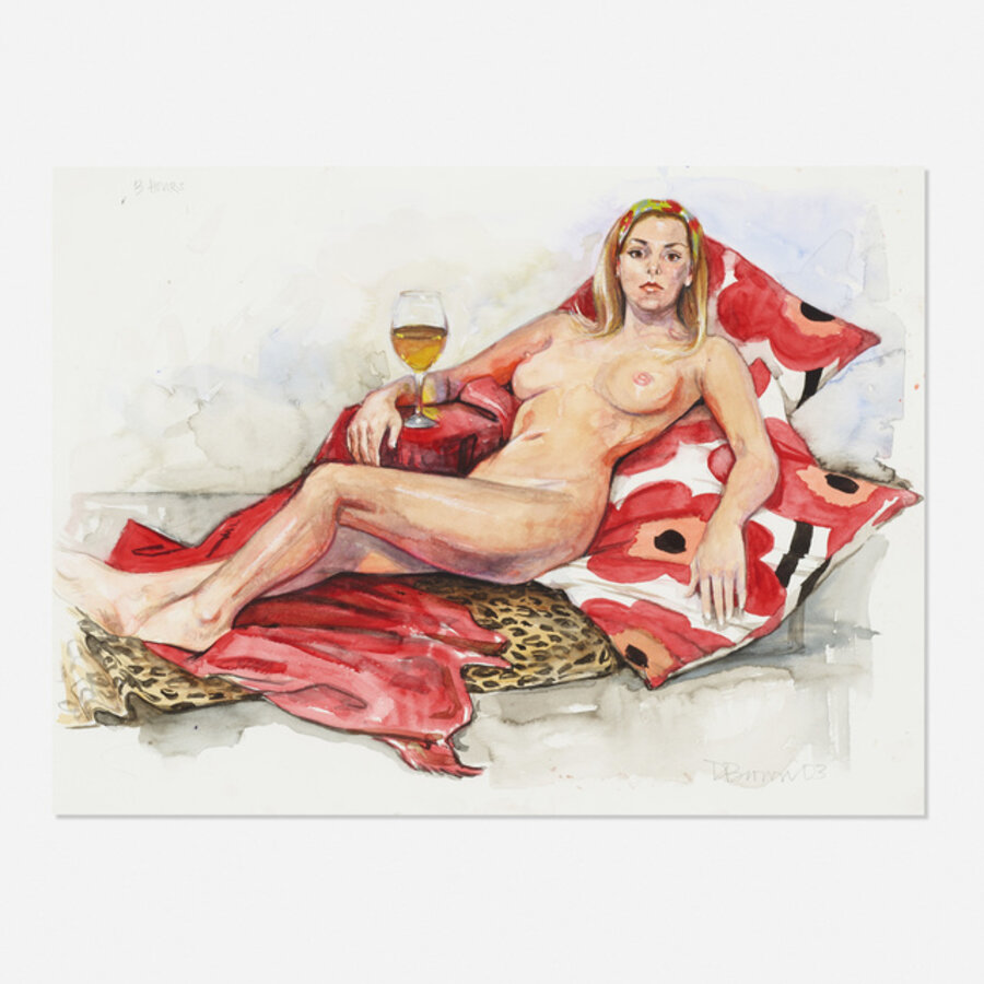 Live! Drawing: 3 Hours; Leisa on Marimekko pillows