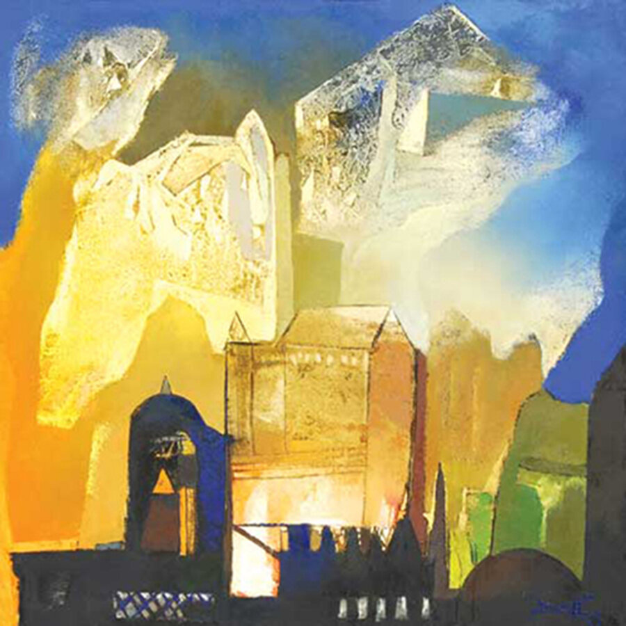 Structure, Oil in Canvas