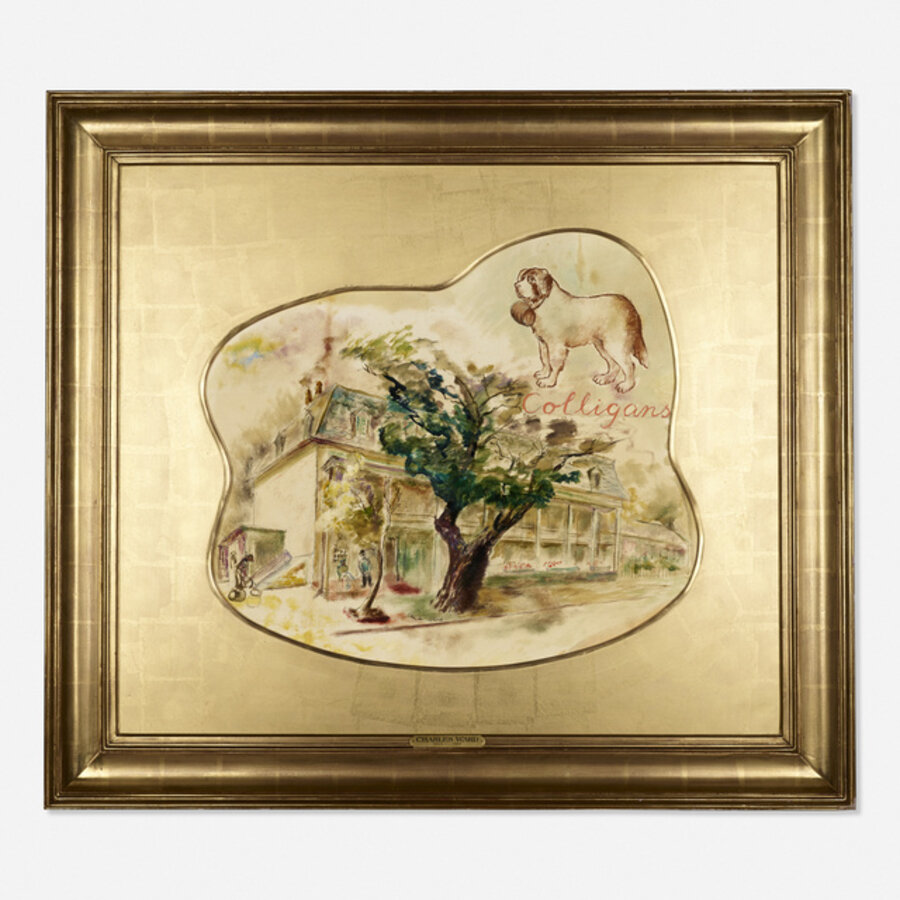 Untitled (Portion of mural from The Playhouse Inn, New Hope)