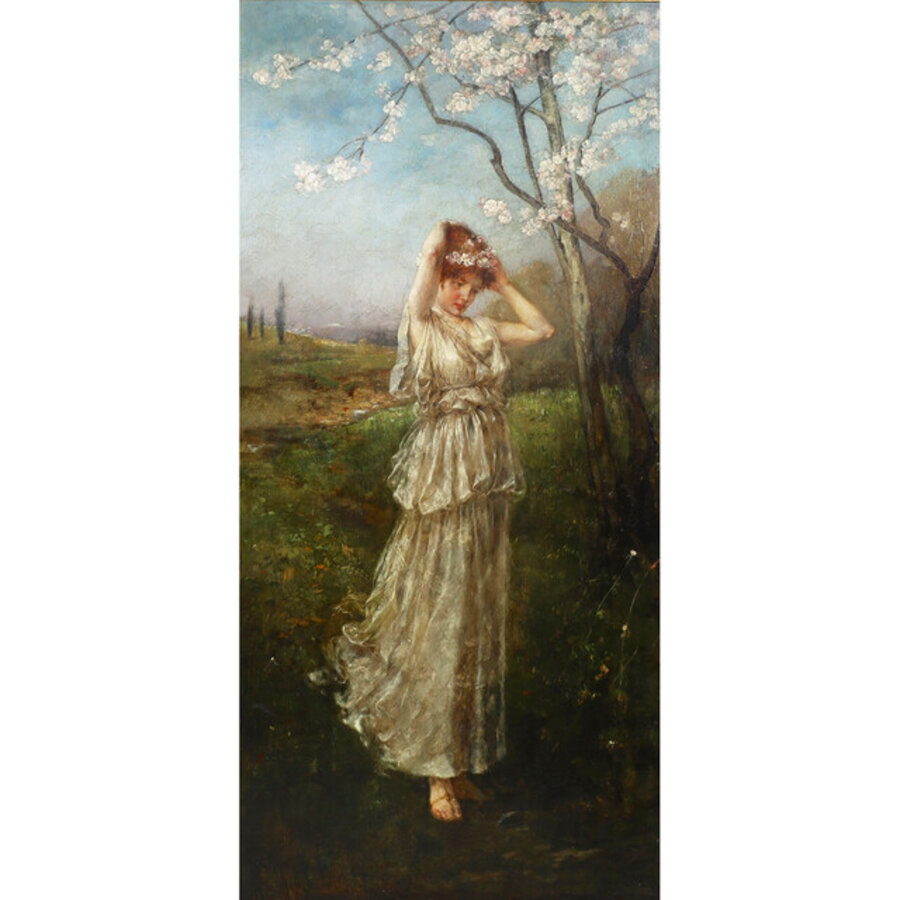 Untitled - Young Woman in a Dress