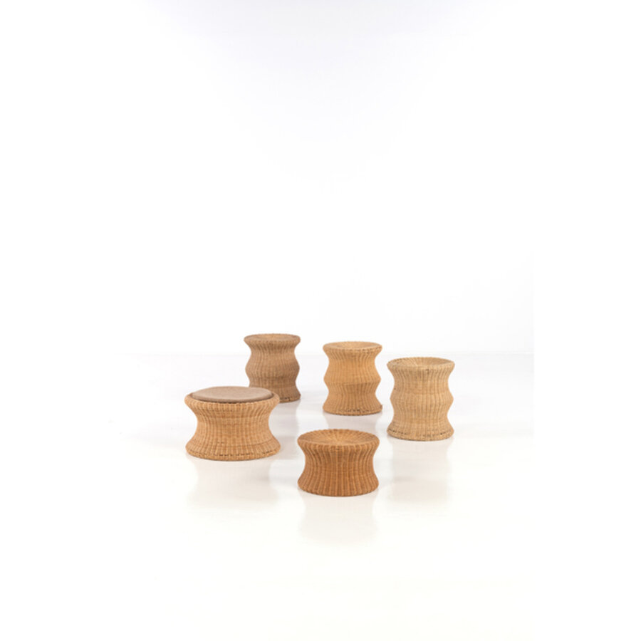 Set of five stools