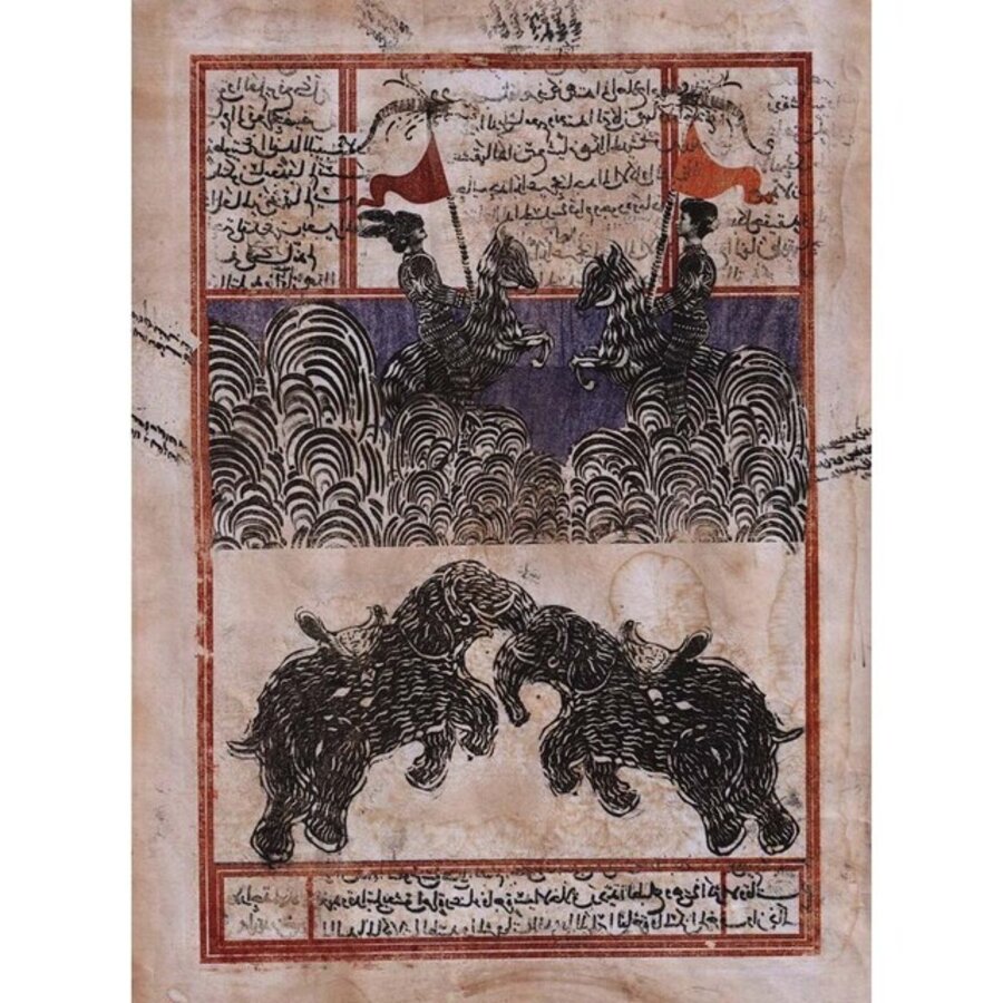 The kiss of elephants in war