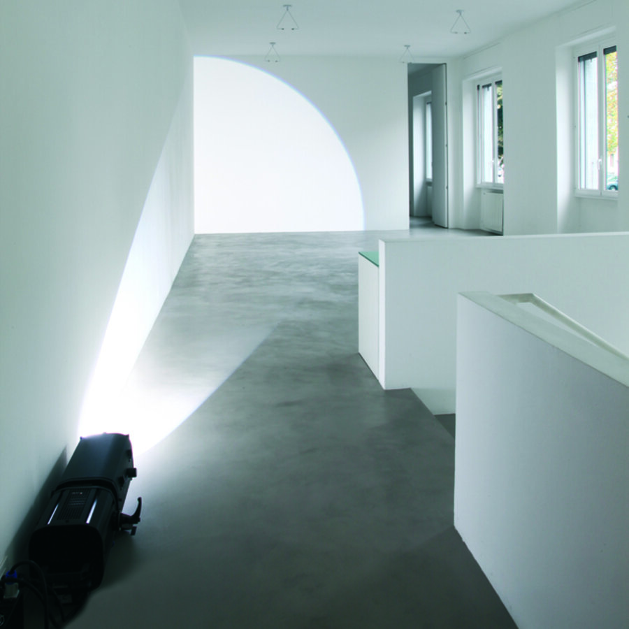Longue rasante, 1/4 frontale (source au sol)