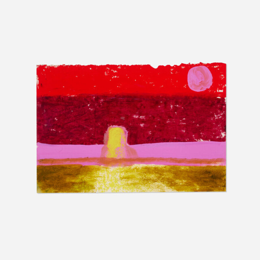 Piers Study (Cadmium Red)