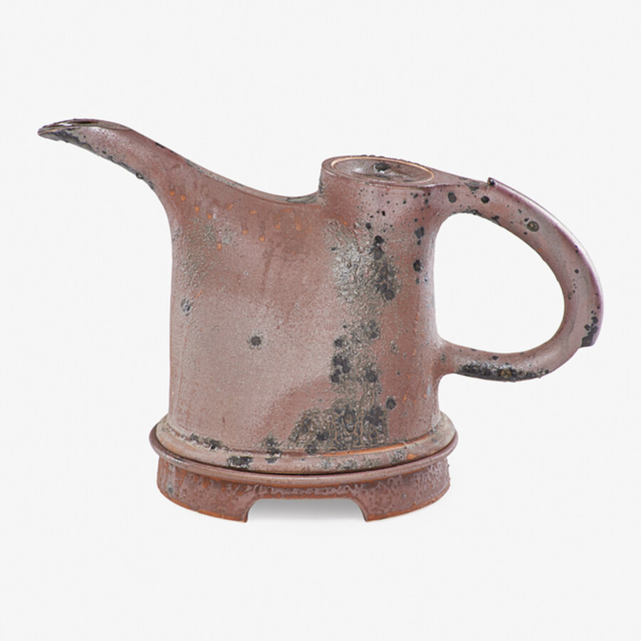 Large teapot on stand, "Mercury's Teapot," Port Townsend, WA