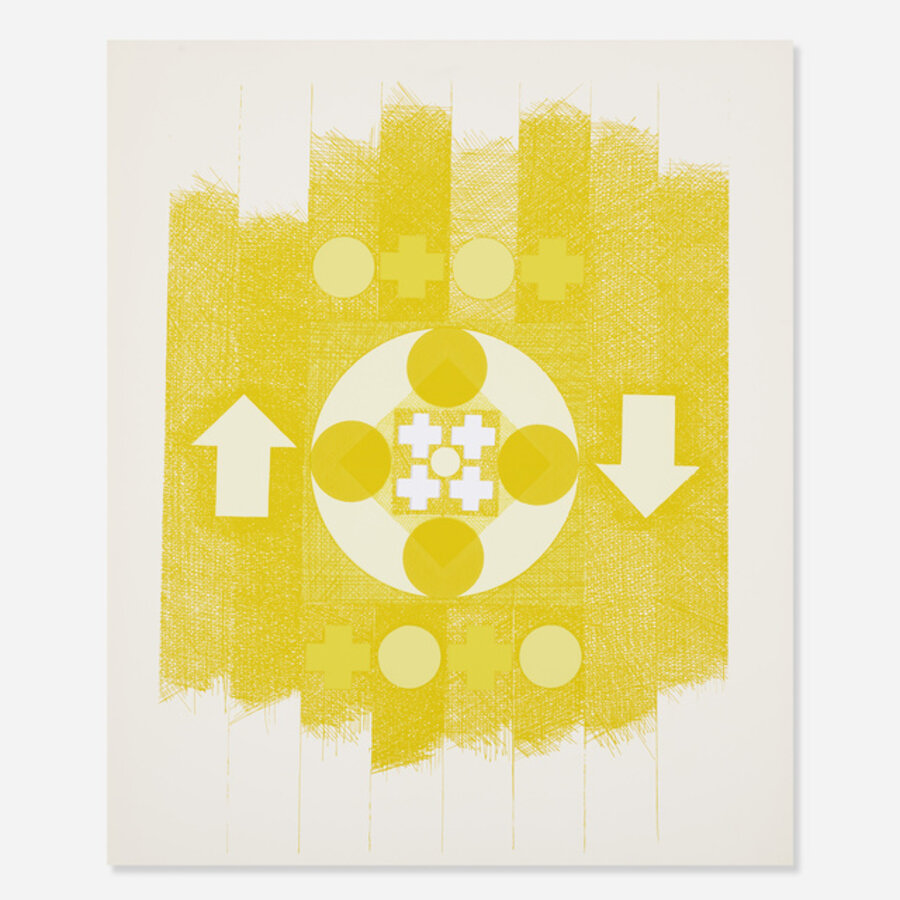 Untitled from the X + X (Ten Works by Ten Painters) portfolio