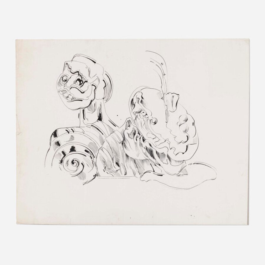 Untitled (Surrealist Study of a Head)