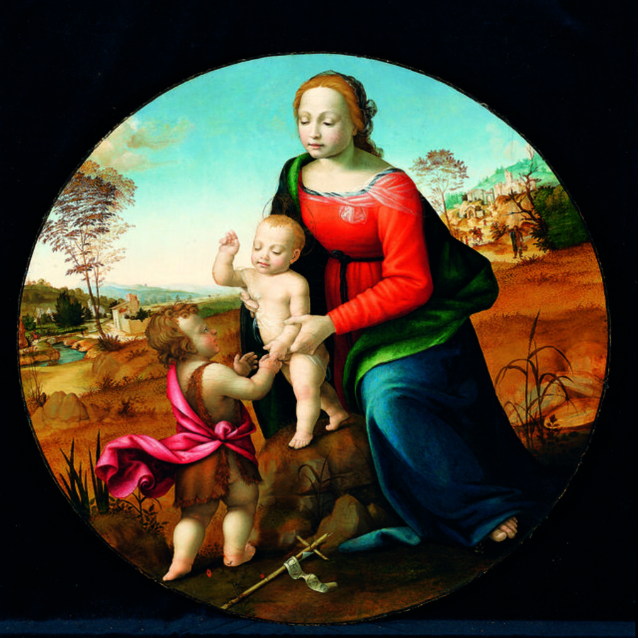 Madonna and Child with the infant Saint John the Baptist