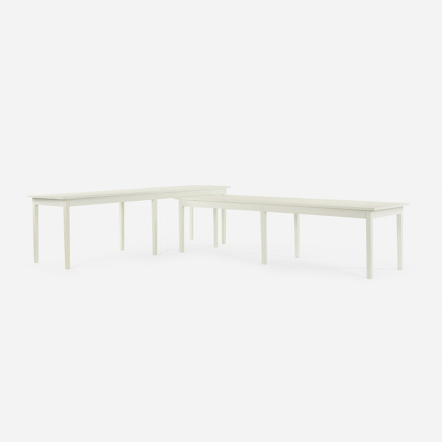 Table Blanche, set of two