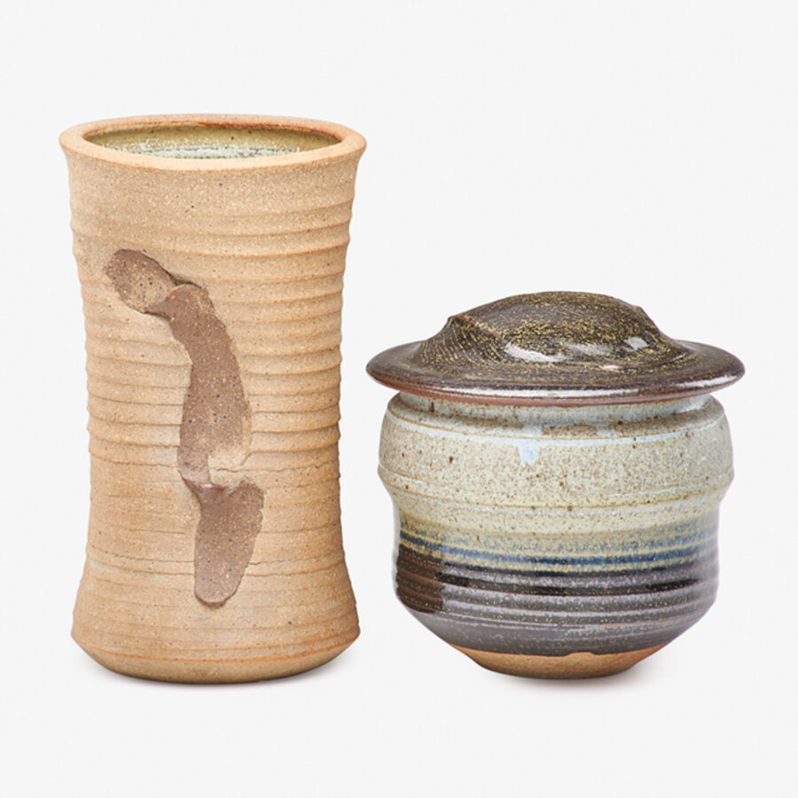 Vase and jar, Morgan, VT