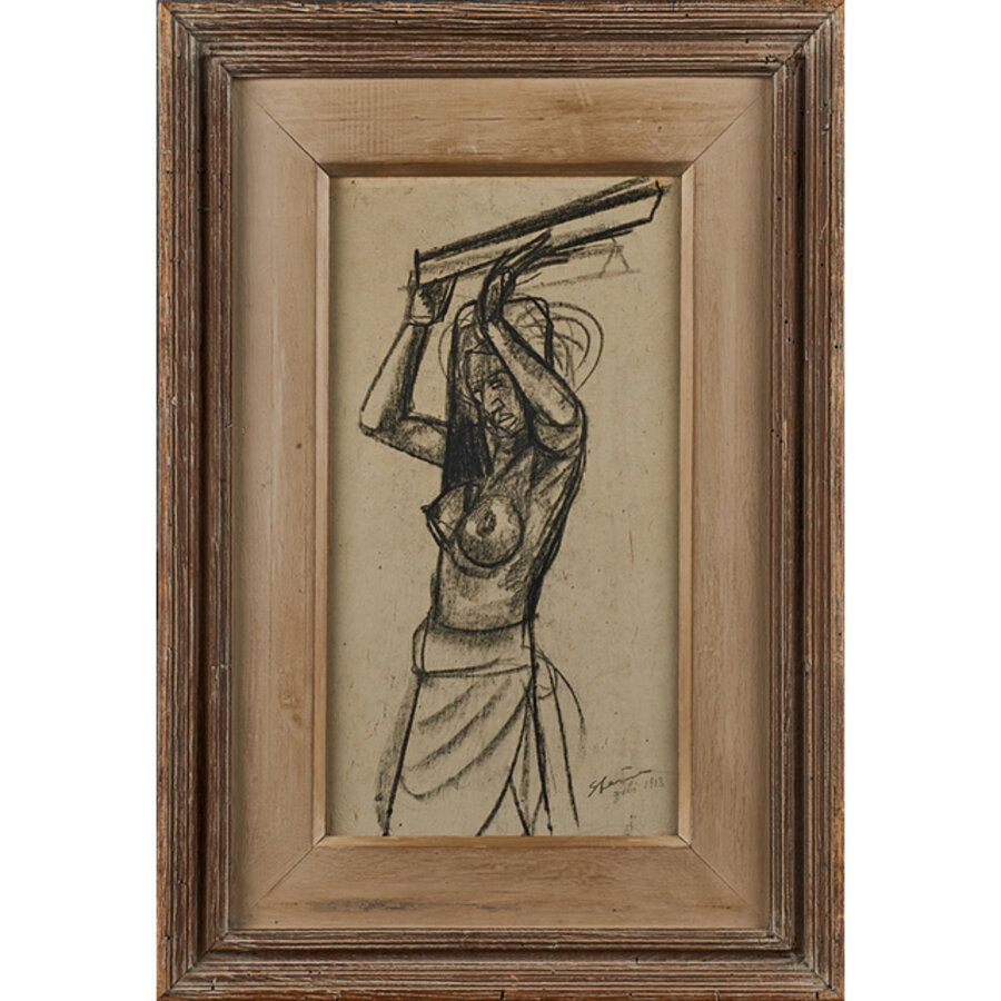 Untitled (Balinese woman) and Untitled (lovers)