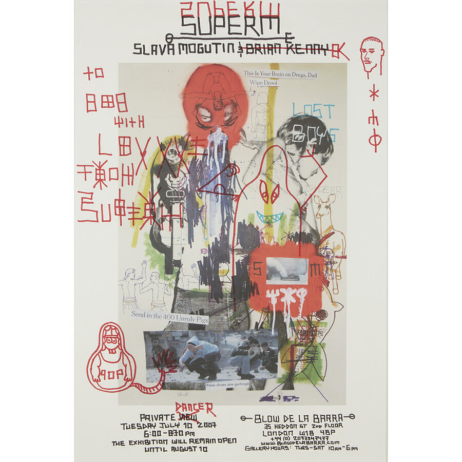 Eleven Posters: Superm Exhibition Poster; Assorted International Club and Travel Posters from South Africa, Zurich and Berlin