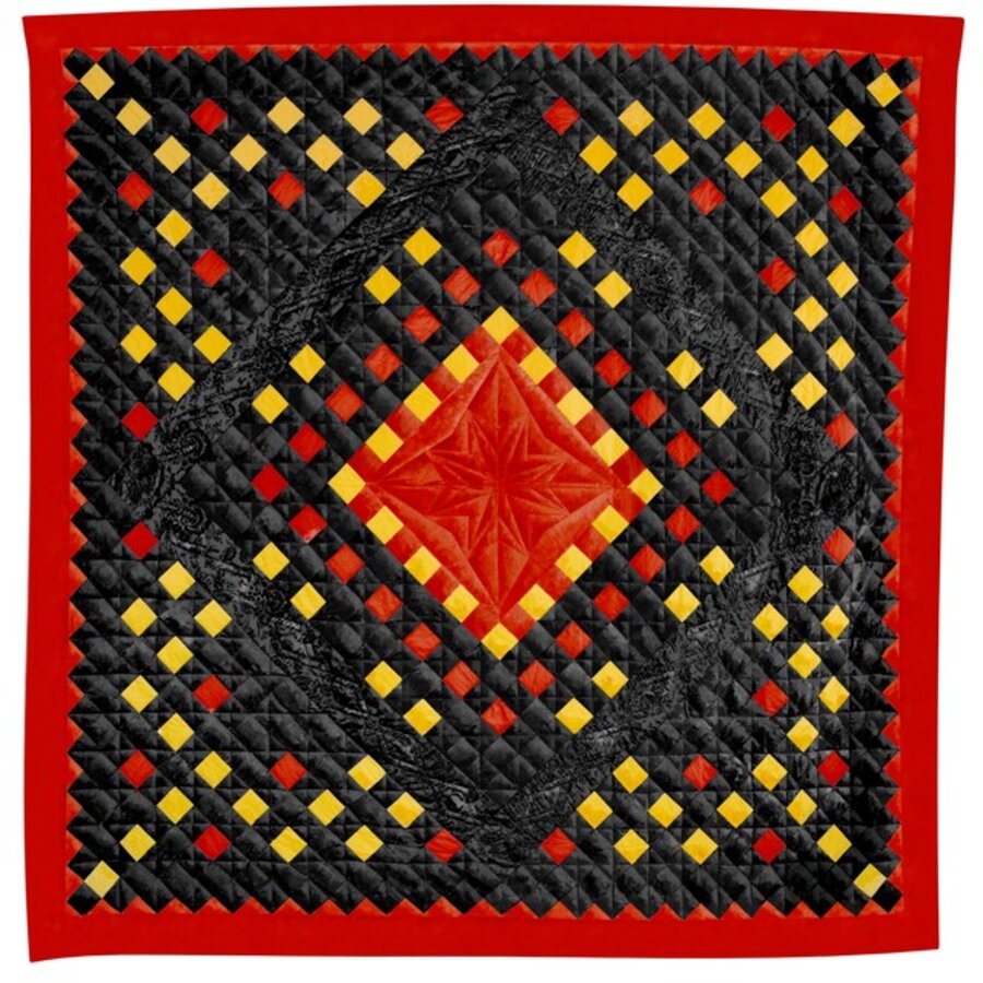 The Crystal Quilt Scarf