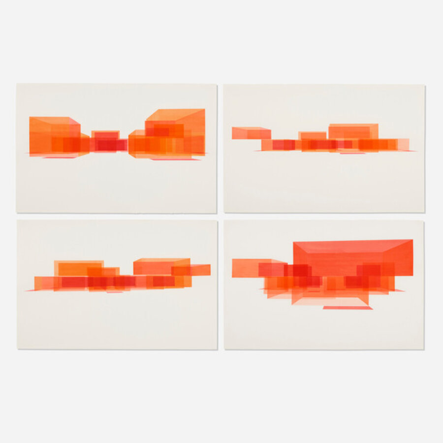 Red Crescent House Study (four works)