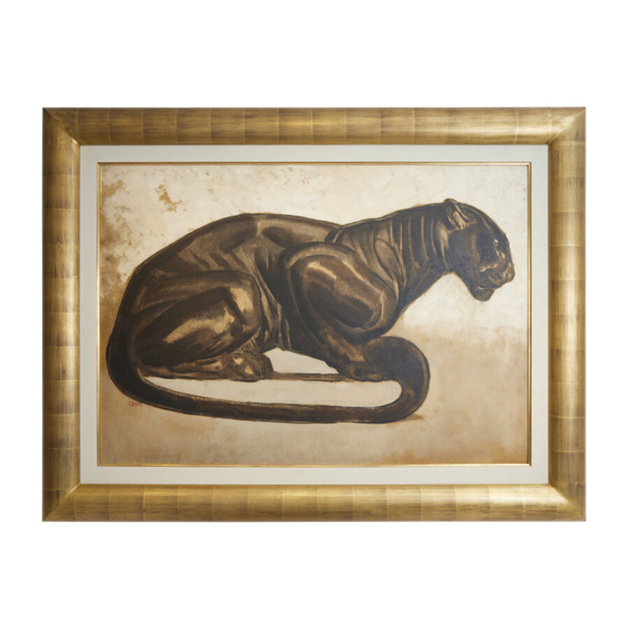 Seated Black Panther