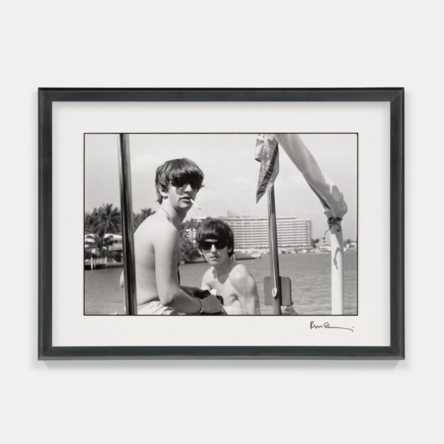 Ringo and George aboard the Southern Trail, Miami, 14 February 1964