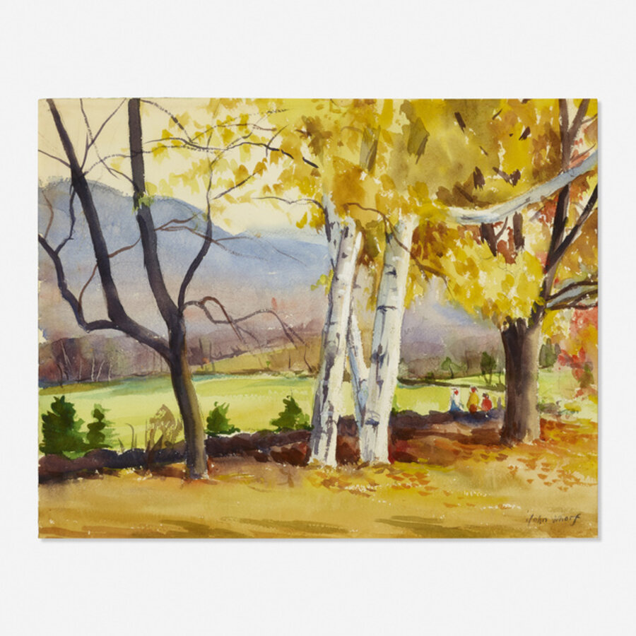 Berkshire Fall Landscape (double sided)