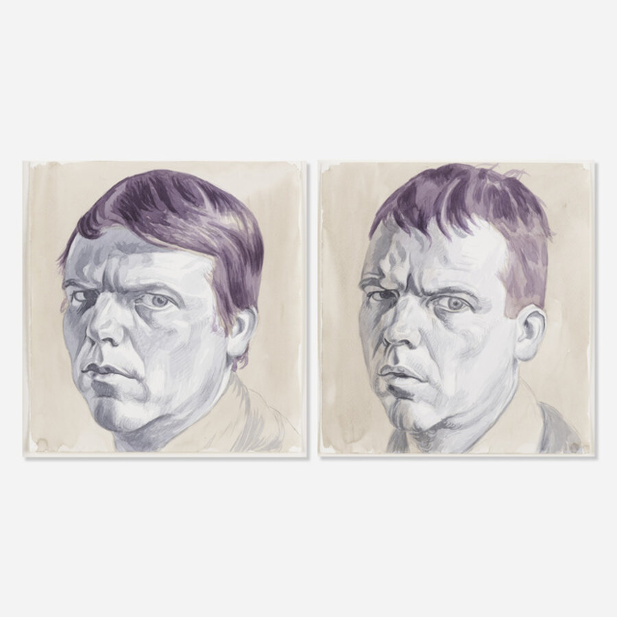 Drawing #80; Drawing #81 (two works)