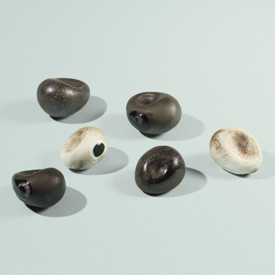 Sasso stones, collection of six