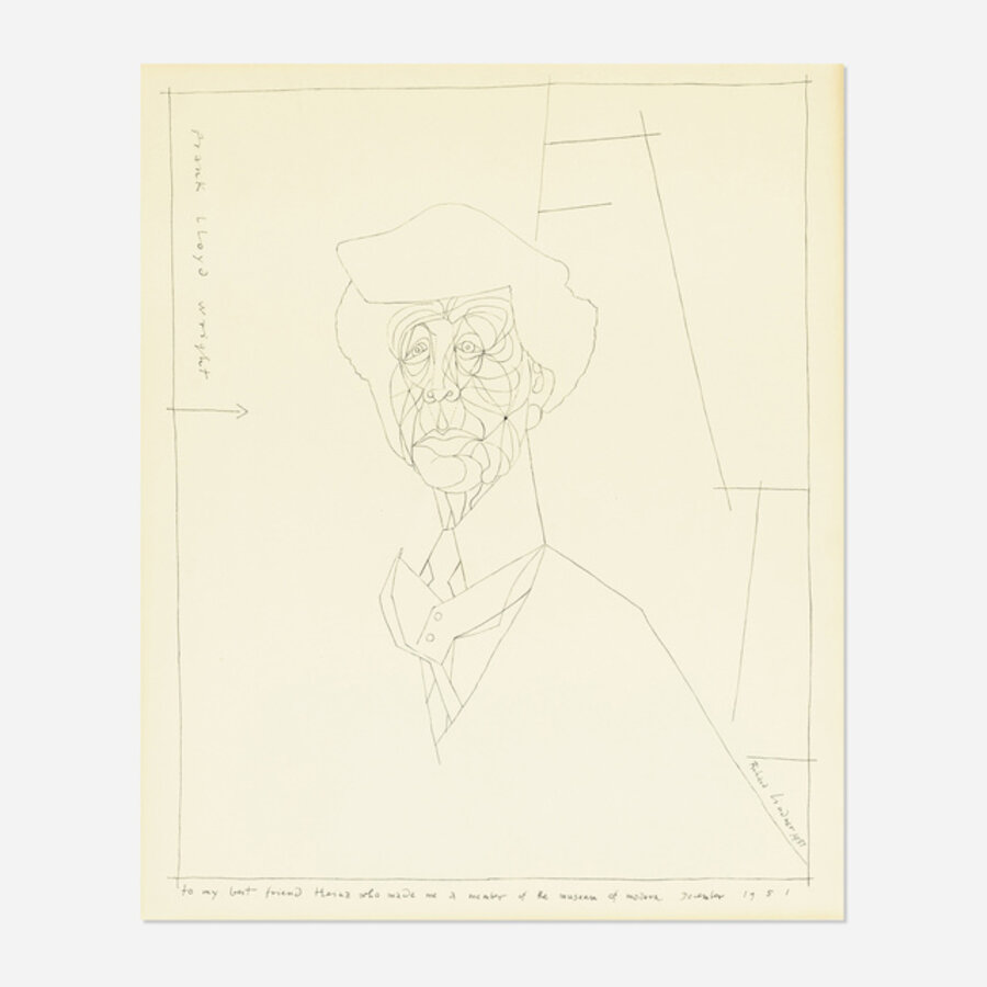 Portrait of Frank Lloyd Wright