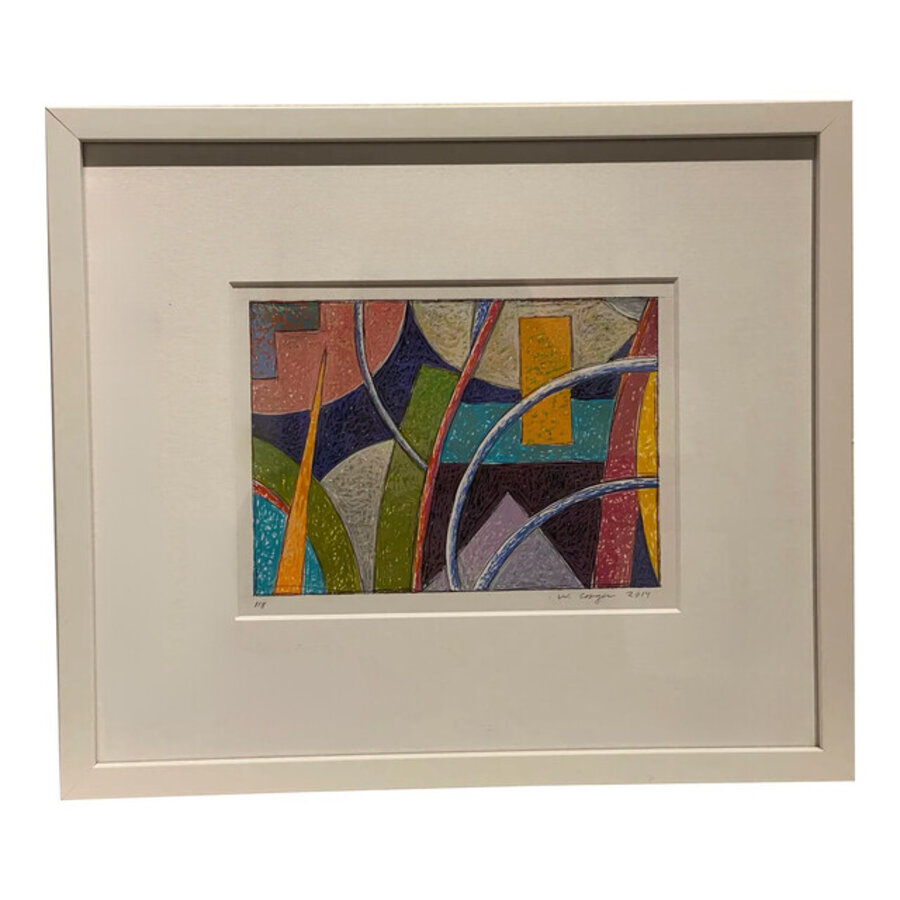 Gouache Framed Drawing