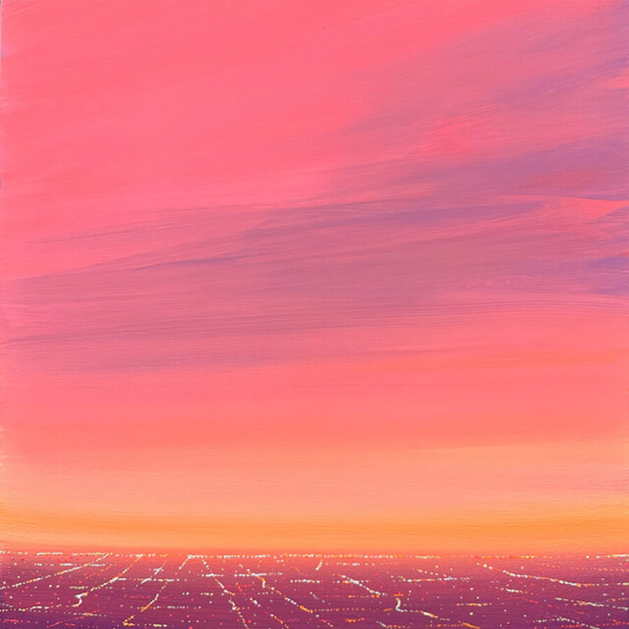 Pink Cityscape (Sunset)