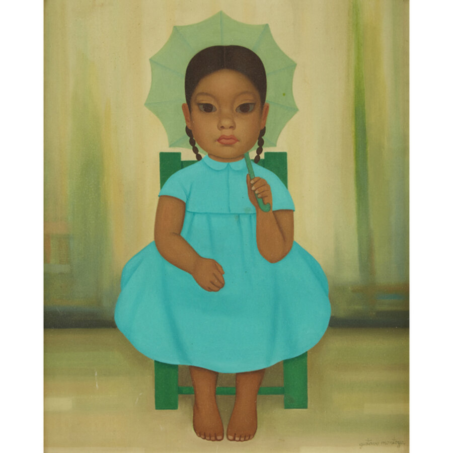 Niña con Parasol