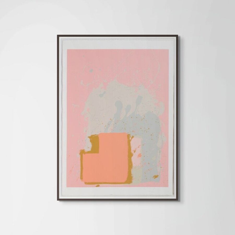 The New York Suite: Red Block on Pink