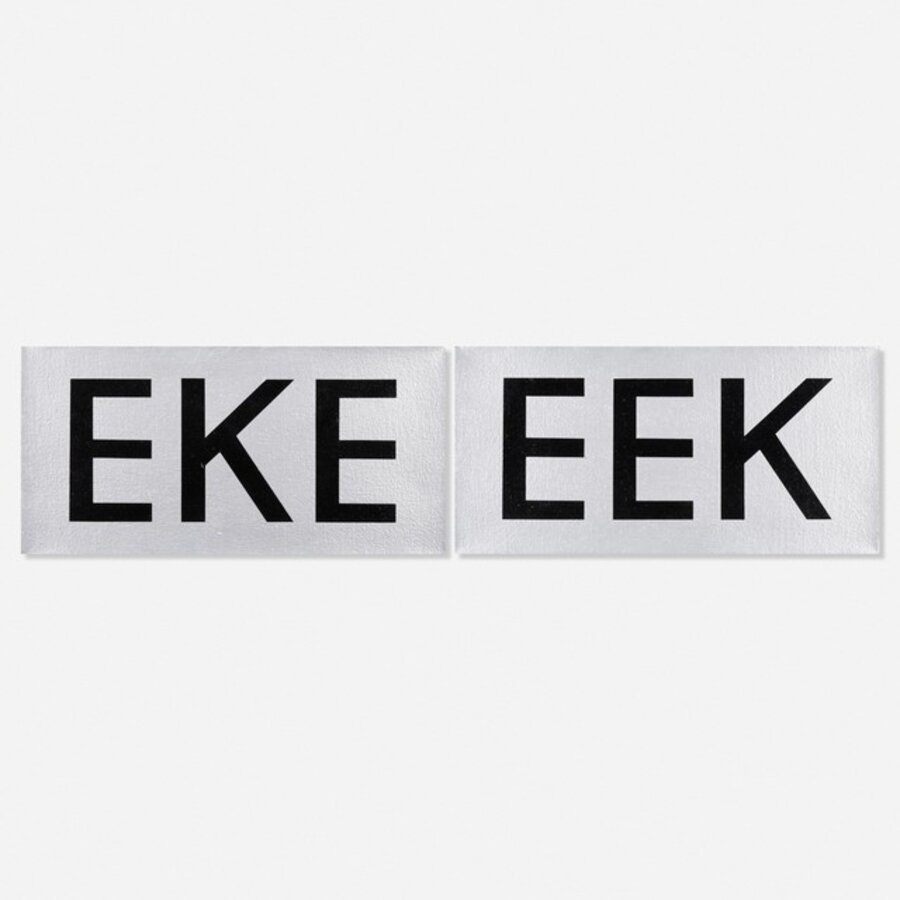 EKE EEK (from the Silver Painting series)