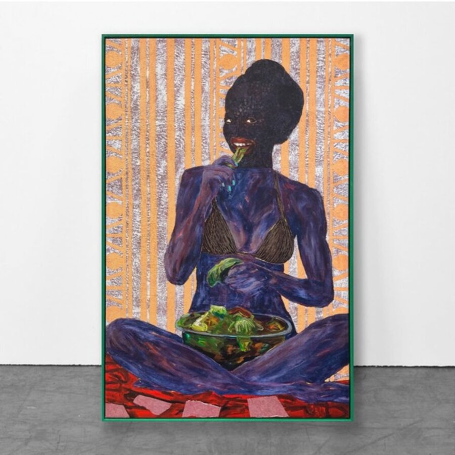 Stock Image 012 – Smiling Girl Eating Salad