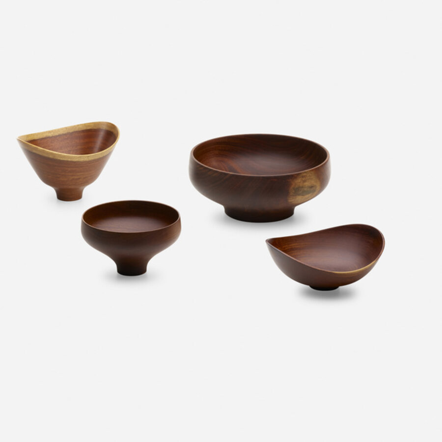 collection of four bowls