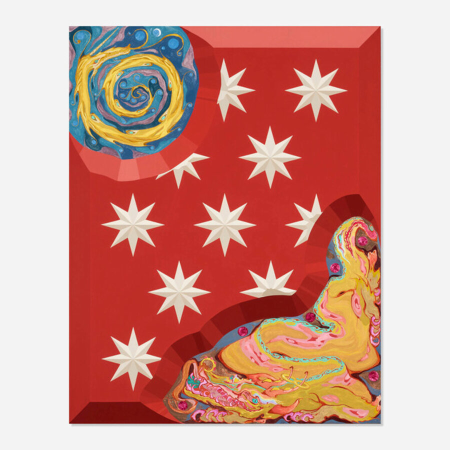 Relief Painting: Peaceable Kingdom (Serpents)