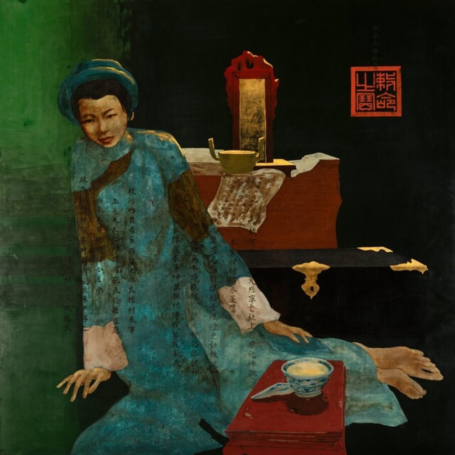 Lady in Blue